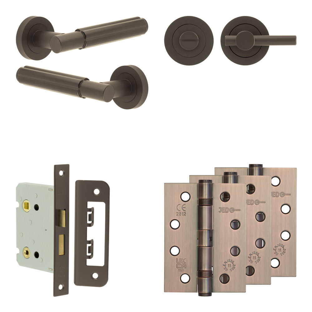 Bloom Bathroom Lock Pack – Plain Thumb Turn