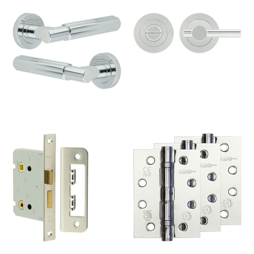 Bloom Bathroom Lock Pack – Plain Thumb Turn