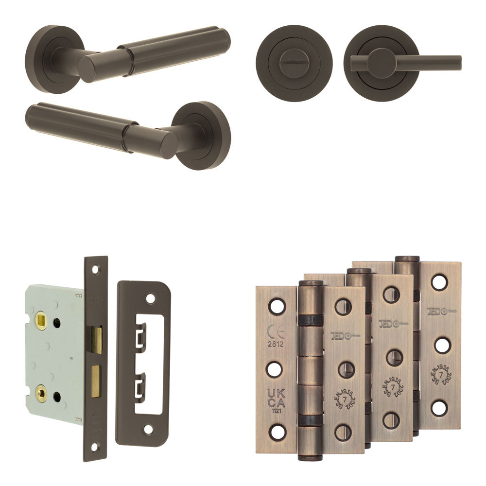 Bloom Bathroom Lock Pack – Plain Thumb Turn