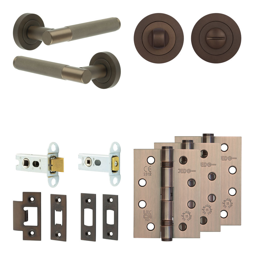 Bari Tubular Bathroom Pack – Standard Thumb Turn