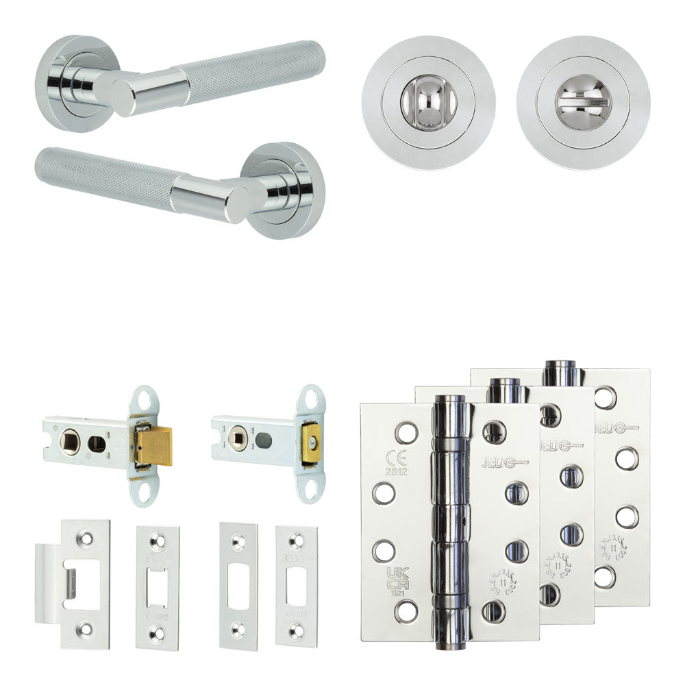 Bari Tubular Bathroom Pack – Standard Thumb Turn
