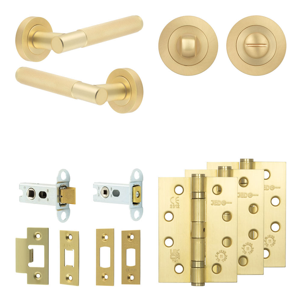 Bari Tubular Bathroom Pack – Standard Thumb Turn