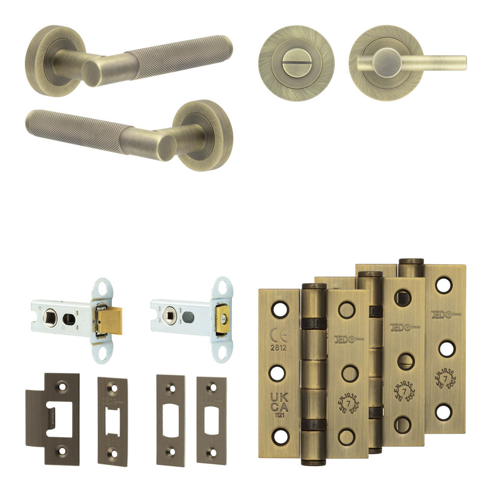 Bari Tubular Bathroom Pack – Plain Thumb Turn