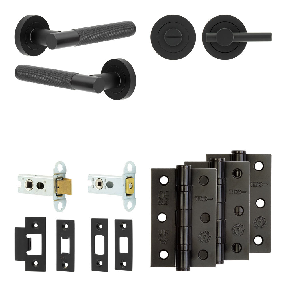 Bari Tubular Bathroom Pack – Plain Thumb Turn