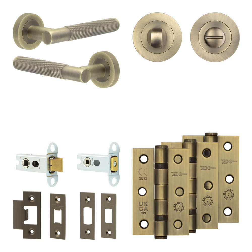 Bari Tubular Bathroom Pack – Standard Thumb Turn