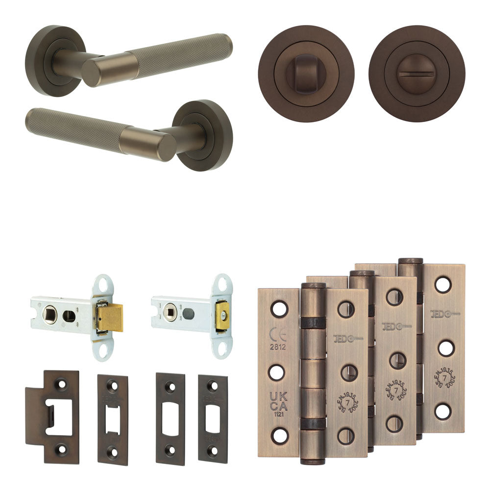 Bari Tubular Bathroom Pack – Standard Thumb Turn