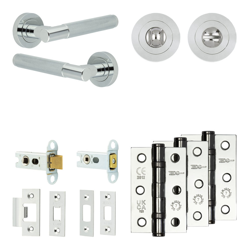 Bari Tubular Bathroom Pack – Standard Thumb Turn