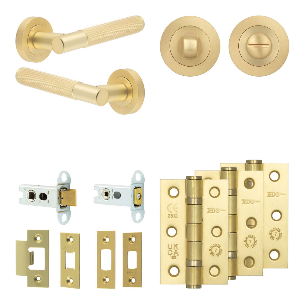 Bari Tubular Bathroom Pack – Standard Thumb Turn