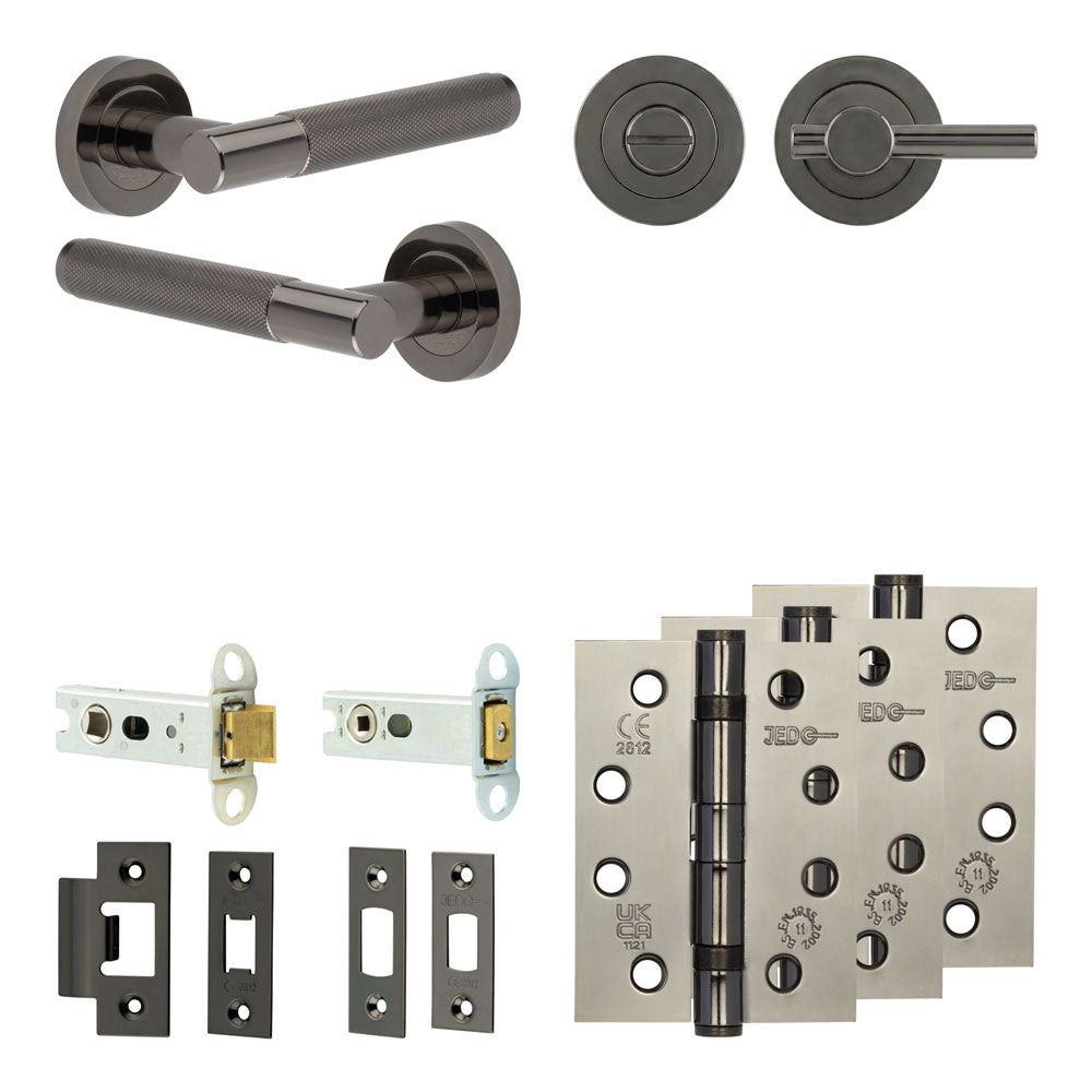 Bari Tubular Bathroom Pack – Plain Thumb Turn