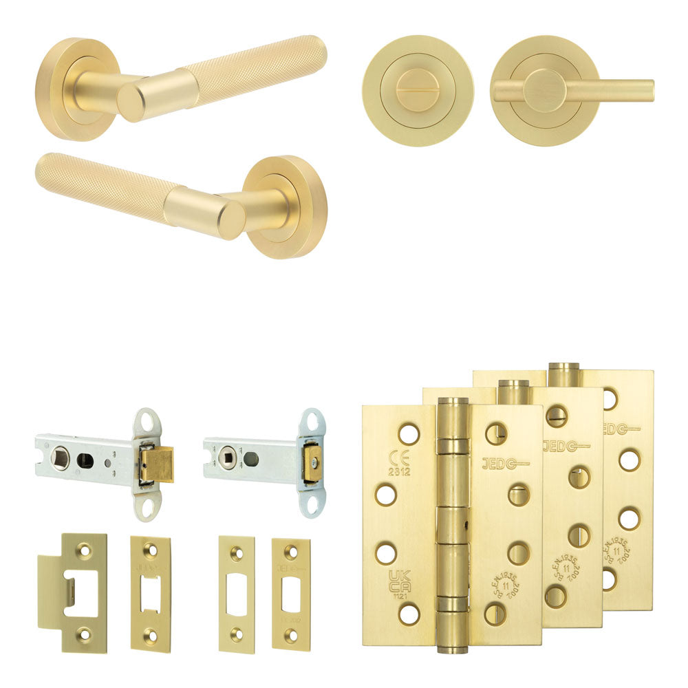 Bari Tubular Bathroom Pack – Plain Thumb Turn