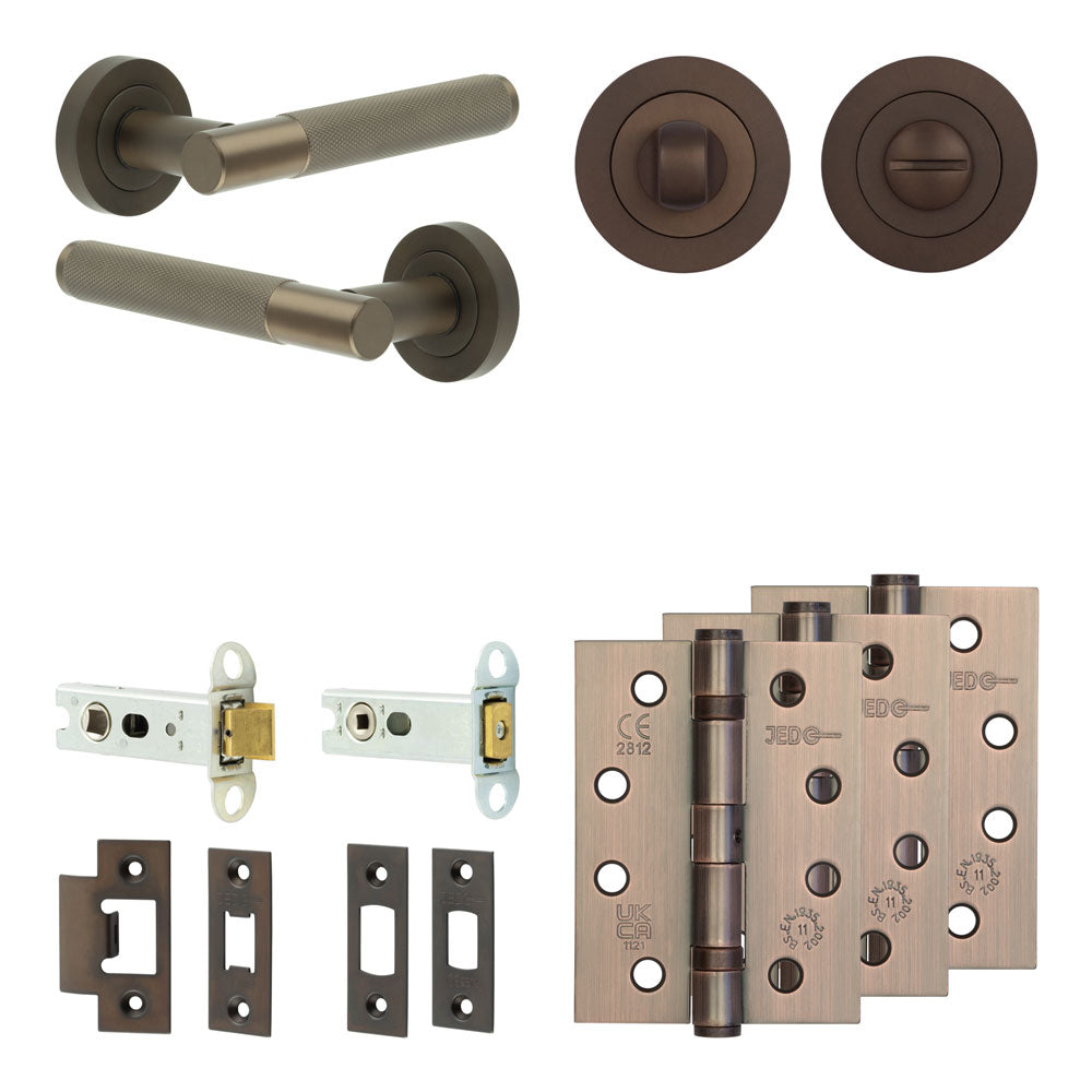 Bari Tubular Bathroom Pack – Standard Thumb Turn