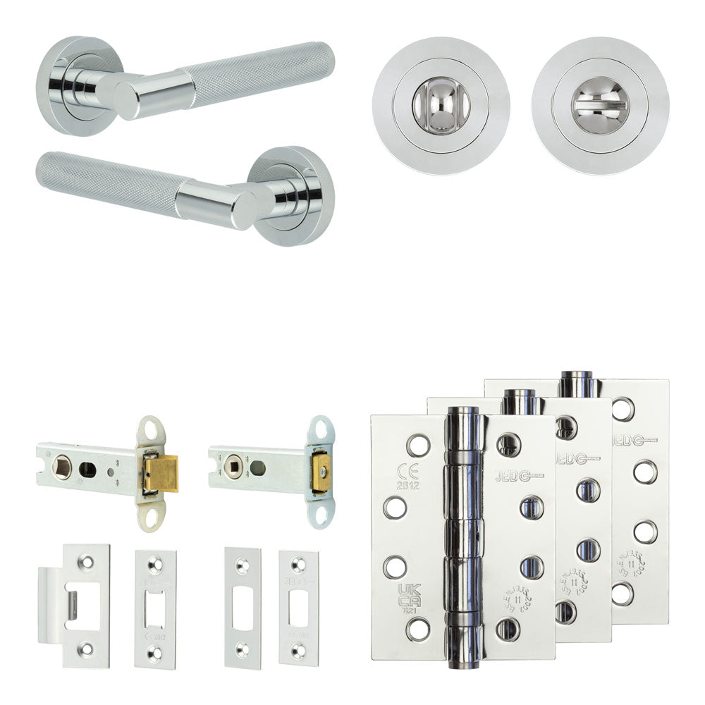 Bari Tubular Bathroom Pack – Standard Thumb Turn
