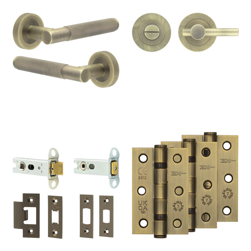 Bari Tubular Bathroom Pack – Plain Thumb Turn