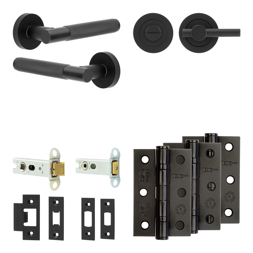 Bari Tubular Bathroom Pack – Plain Thumb Turn