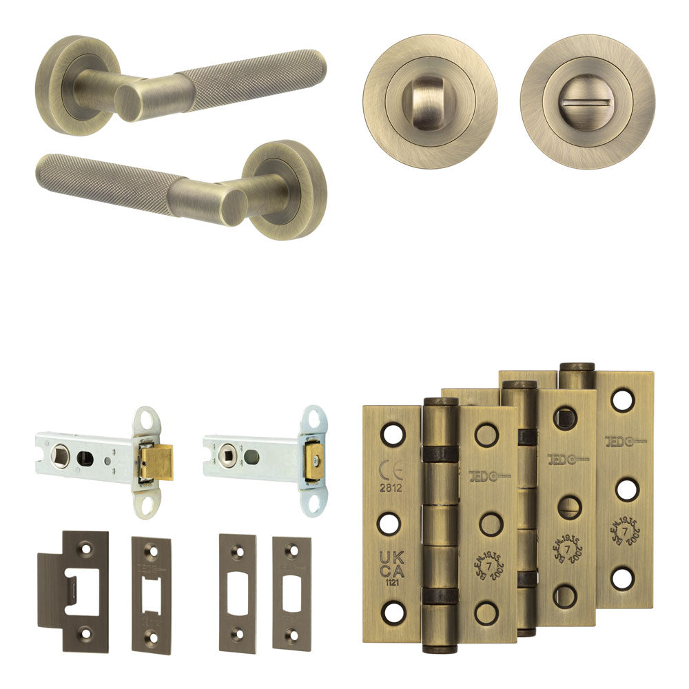 Bari Tubular Bathroom Pack – Standard Thumb Turn
