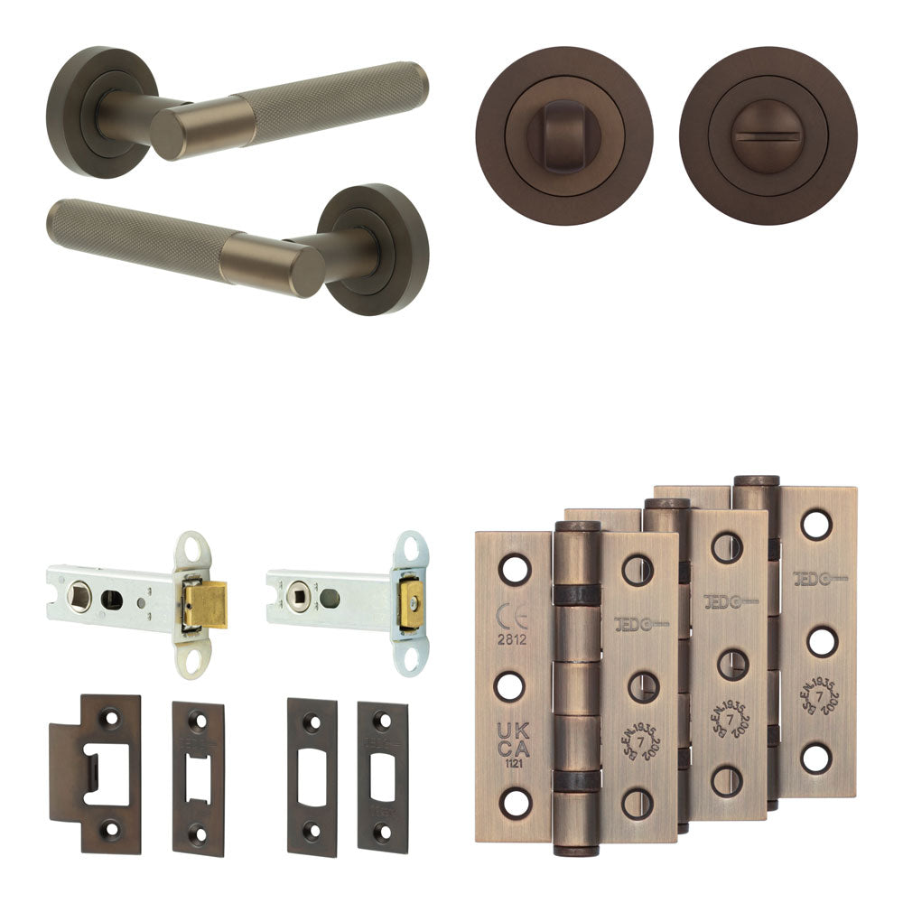 Bari Tubular Bathroom Pack – Standard Thumb Turn