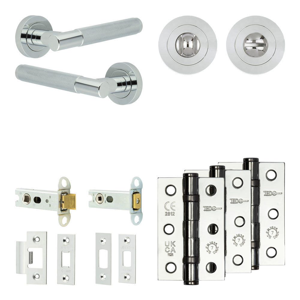 Bari Tubular Bathroom Pack – Standard Thumb Turn