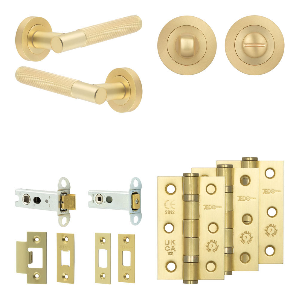 Bari Tubular Bathroom Pack – Standard Thumb Turn