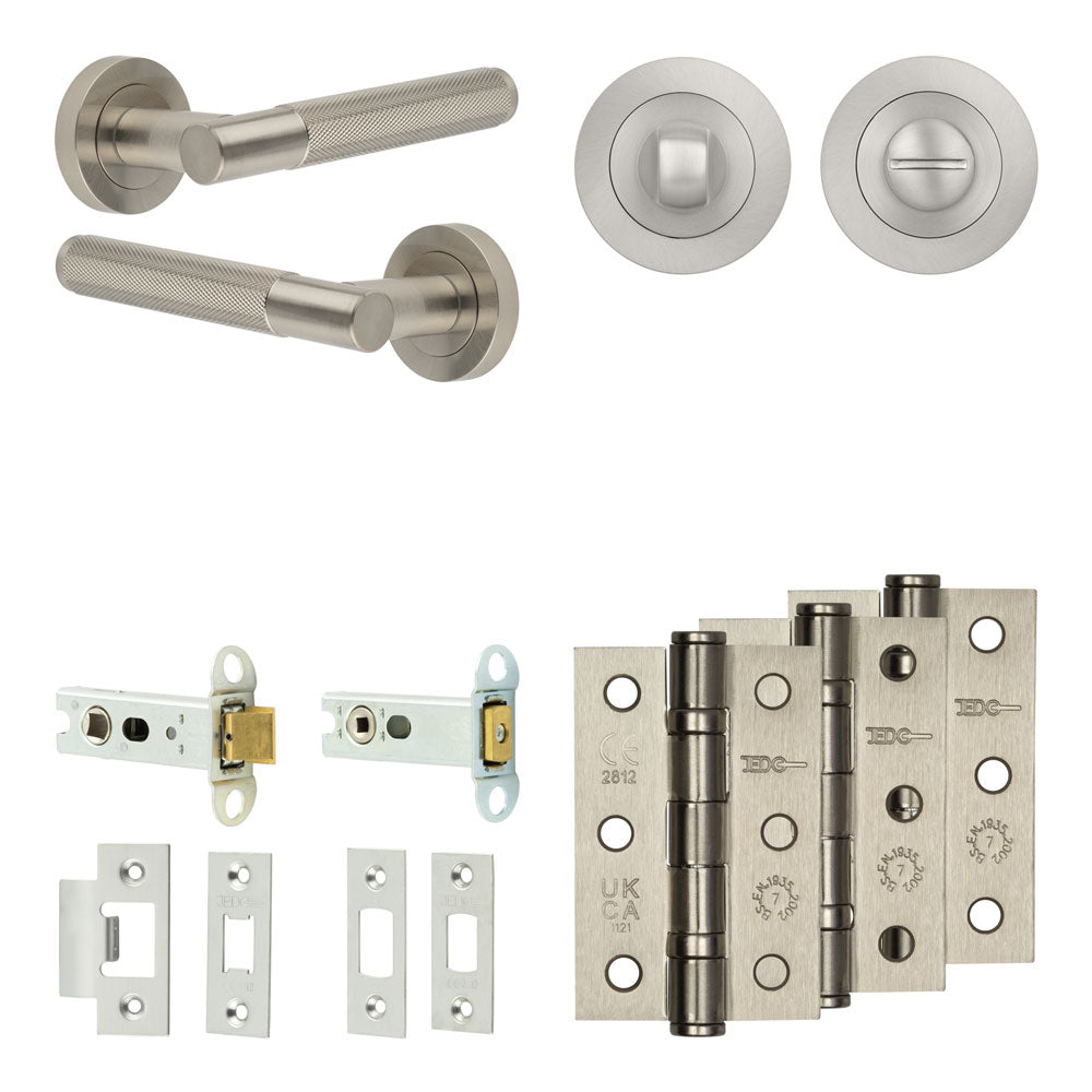 Bari Tubular Bathroom Pack – Standard Thumb Turn