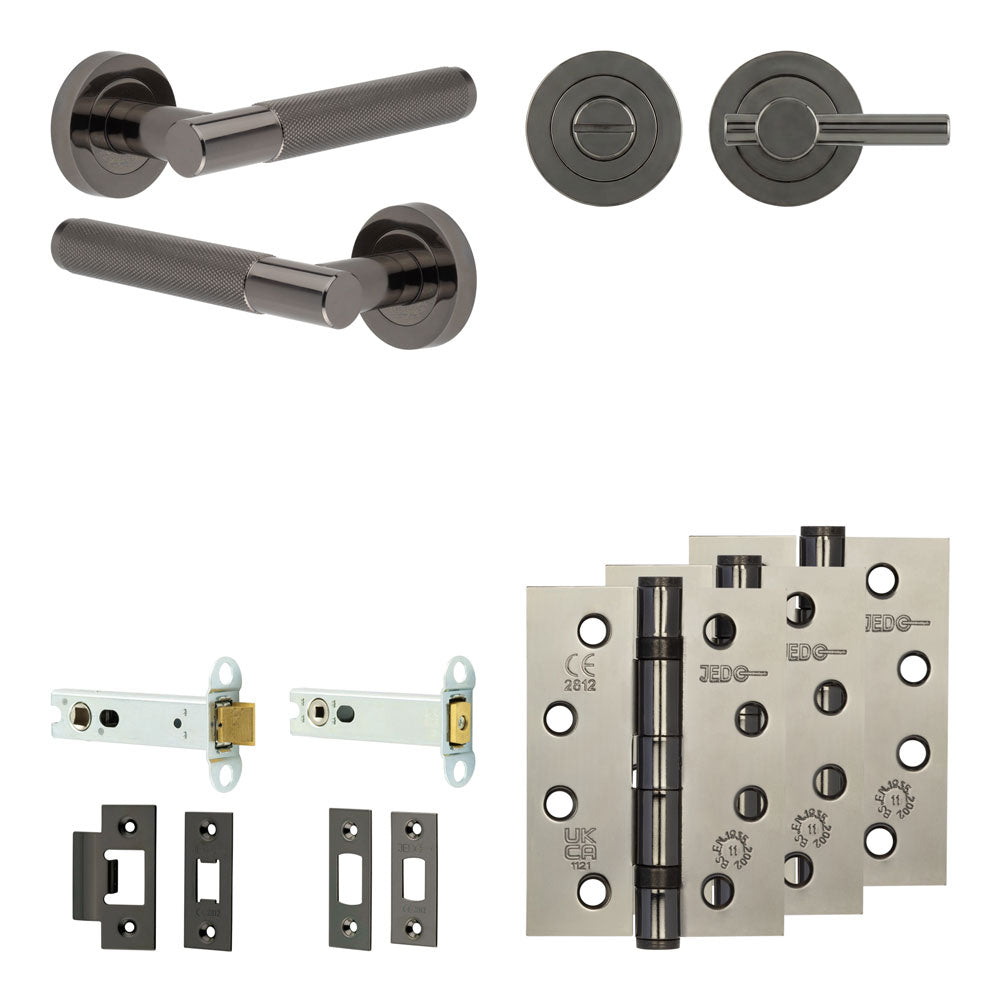 Bari Tubular Bathroom Pack – Plain Thumb Turn