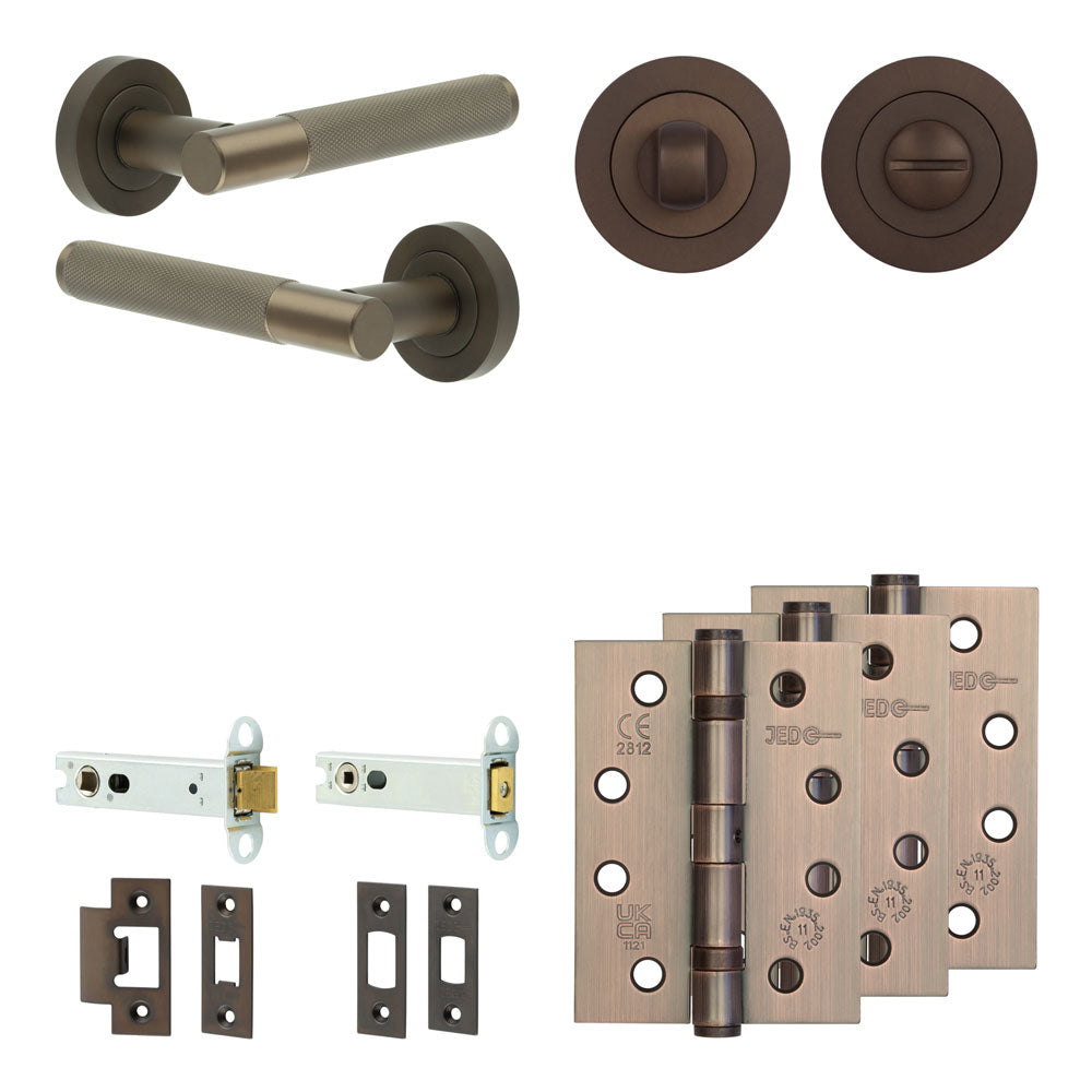 Bari Tubular Bathroom Pack – Standard Thumb Turn