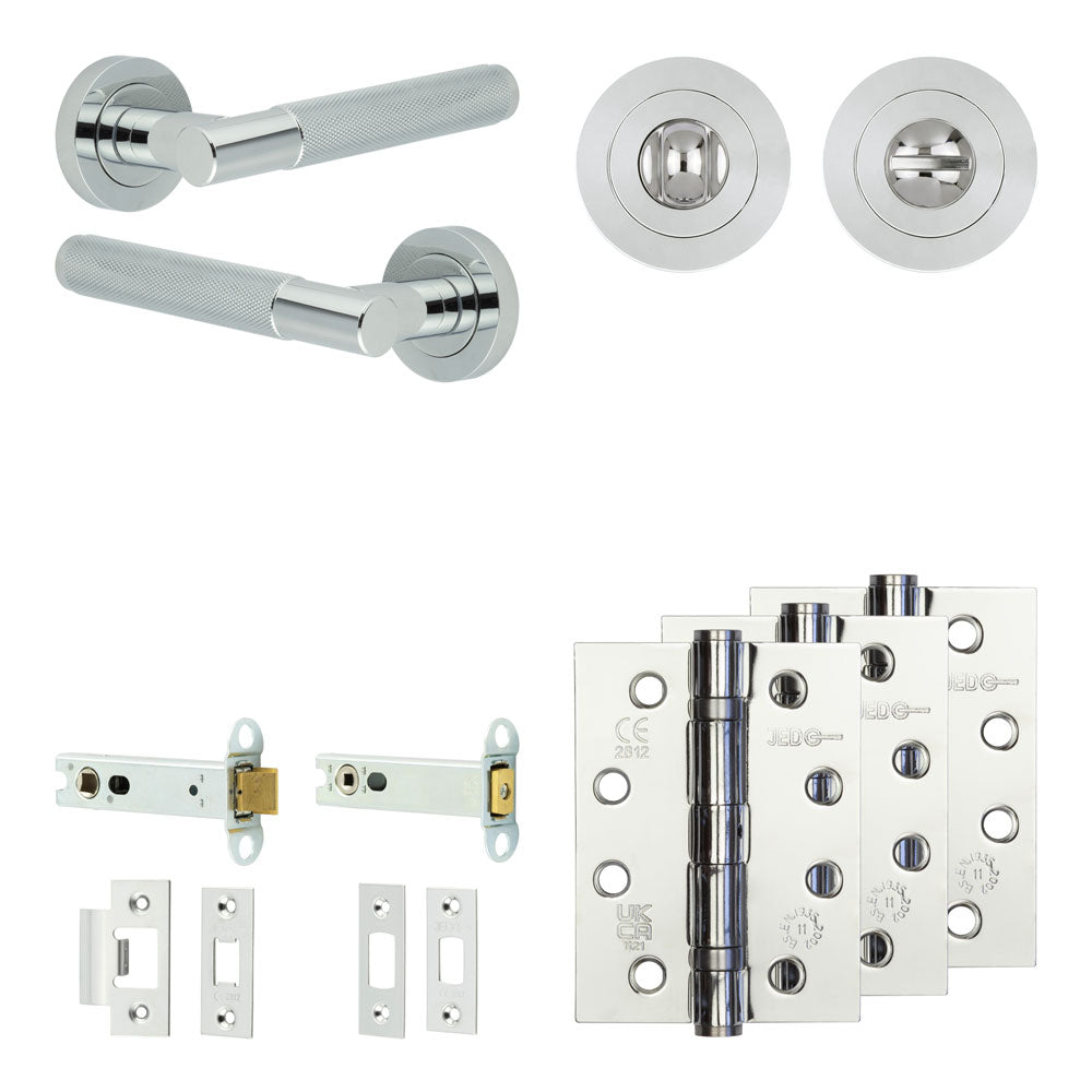 Bari Tubular Bathroom Pack – Standard Thumb Turn