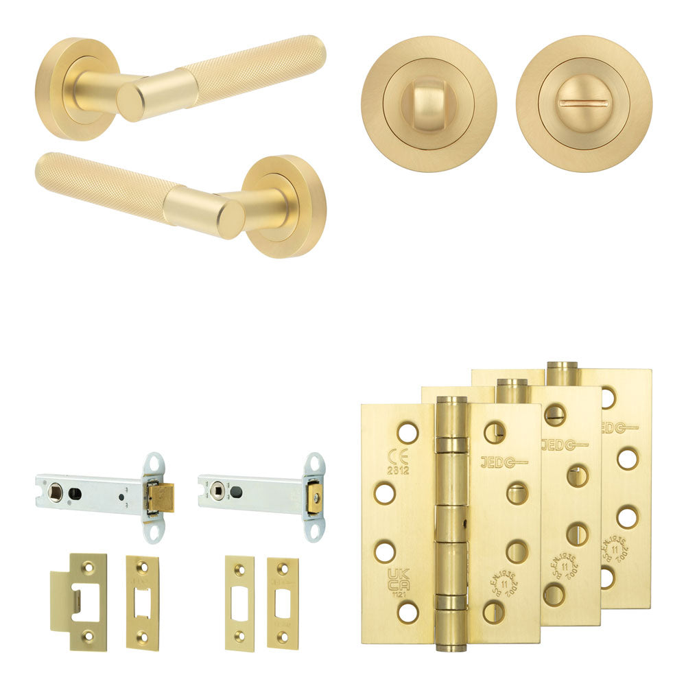 Bari Tubular Bathroom Pack – Standard Thumb Turn