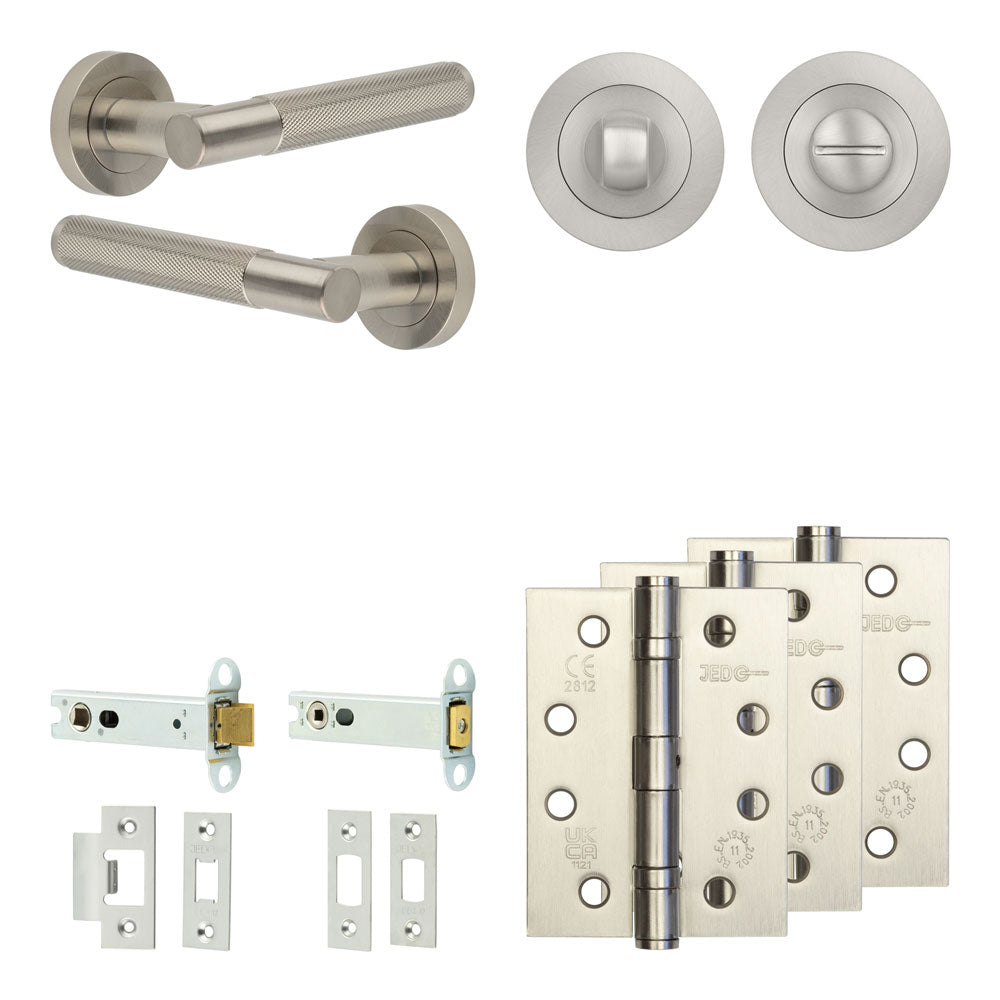 Bari Tubular Bathroom Pack – Standard Thumb Turn