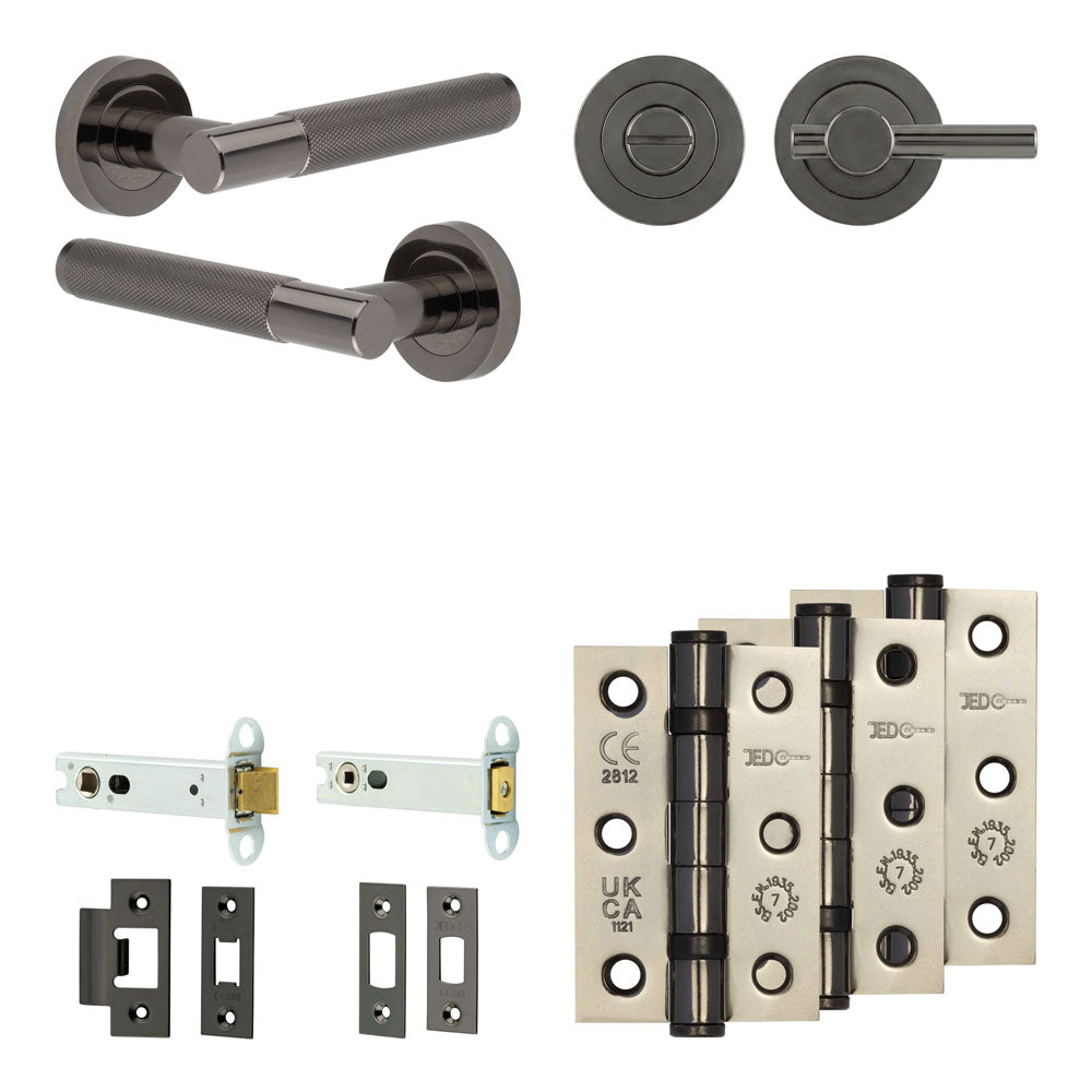 Bari Tubular Bathroom Pack – Plain Thumb Turn