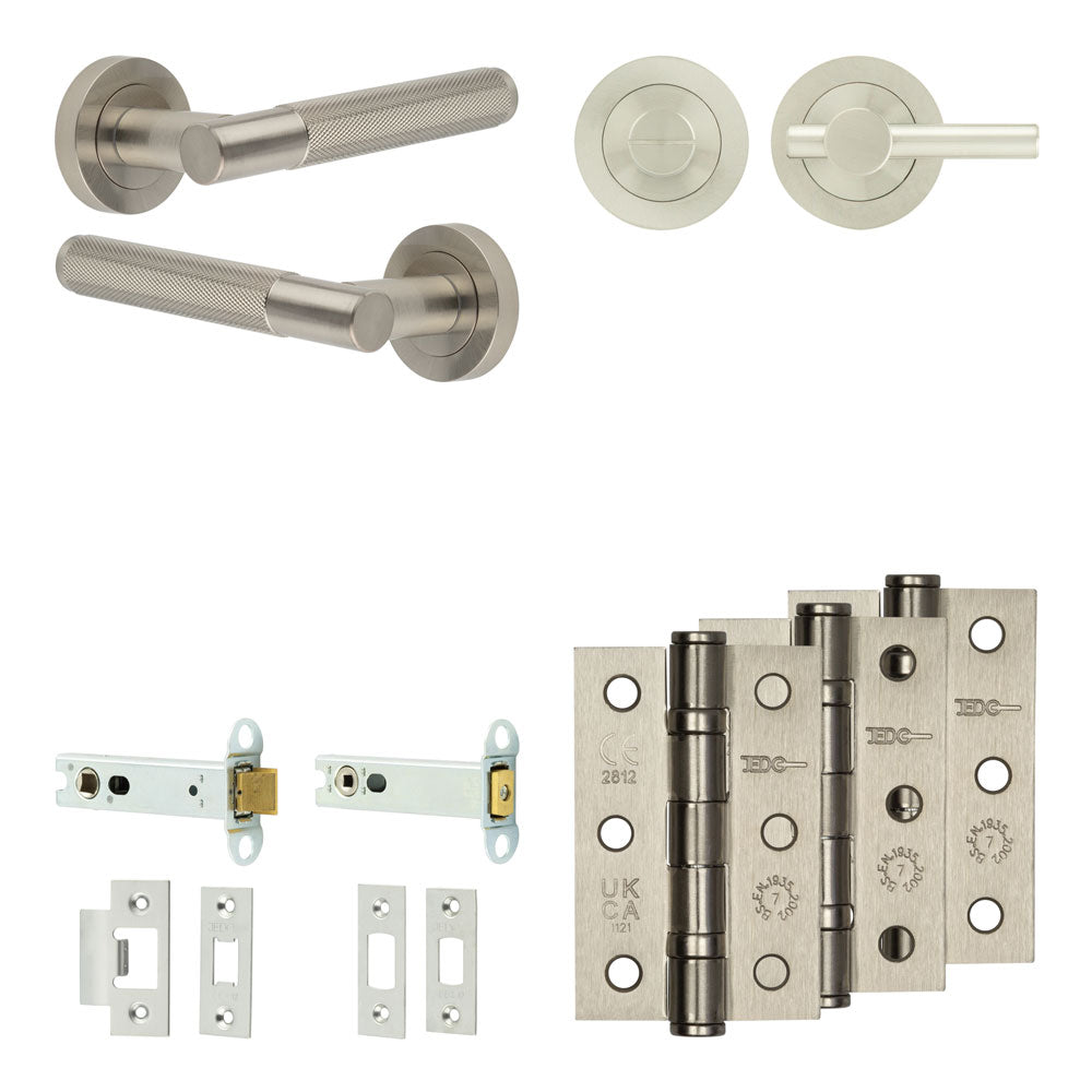 Bari Tubular Bathroom Pack – Plain Thumb Turn