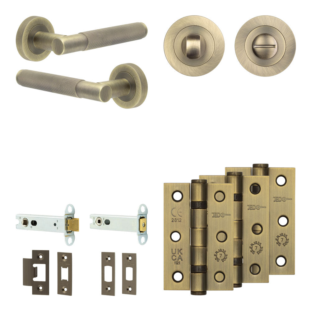 Bari Tubular Bathroom Pack – Standard Thumb Turn