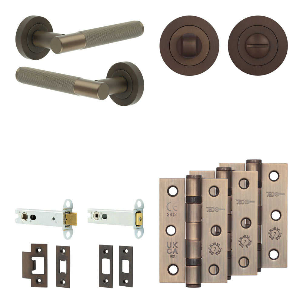 Bari Tubular Bathroom Pack – Standard Thumb Turn