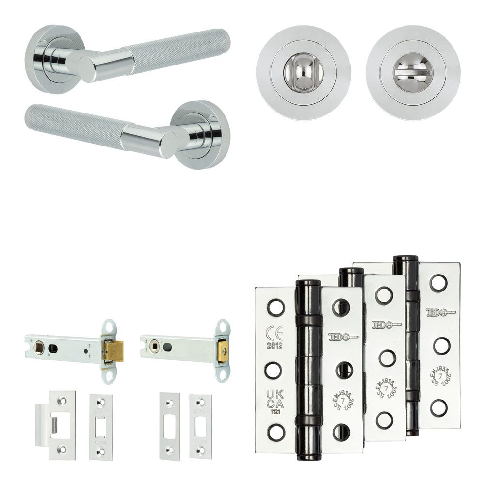 Bari Tubular Bathroom Pack – Standard Thumb Turn