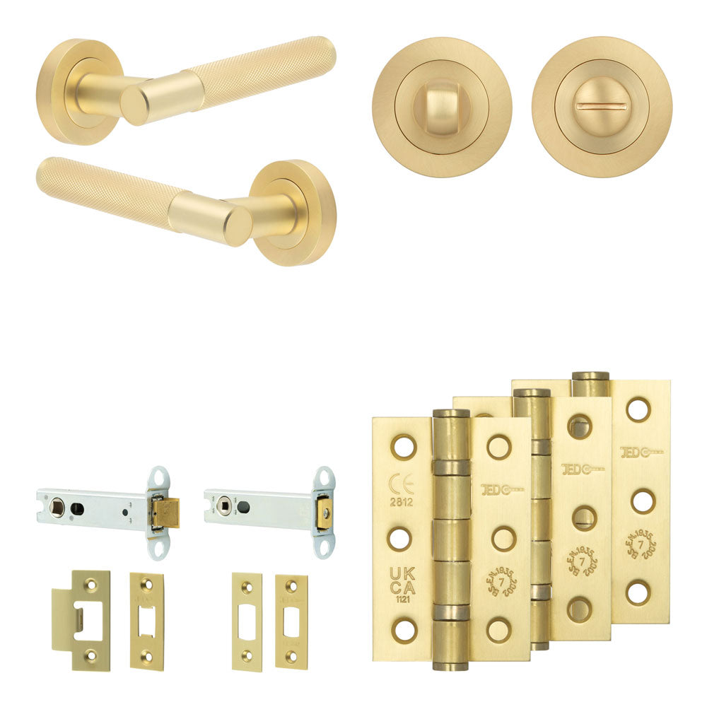 Bari Tubular Bathroom Pack – Standard Thumb Turn