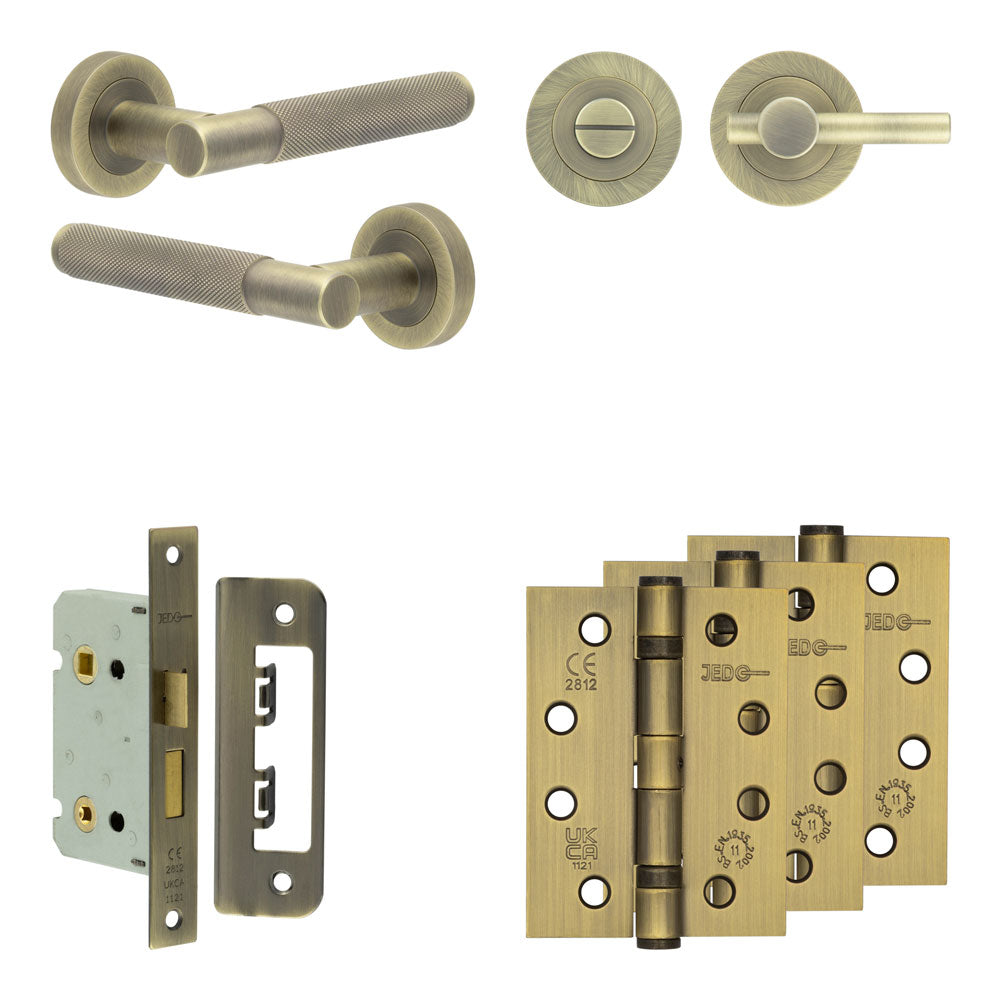 Bari Bathroom Lock Pack – Plain Thumb Turn
