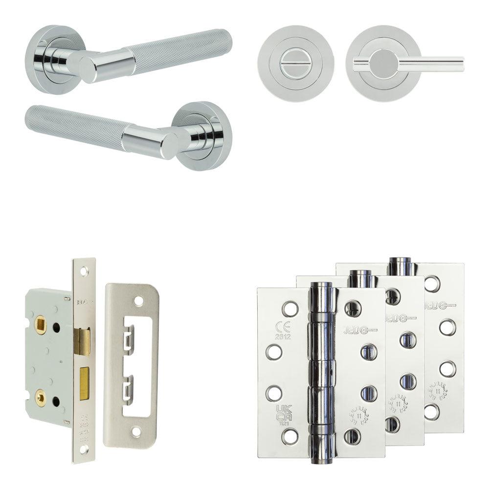 Bari Bathroom Lock Pack – Plain Thumb Turn