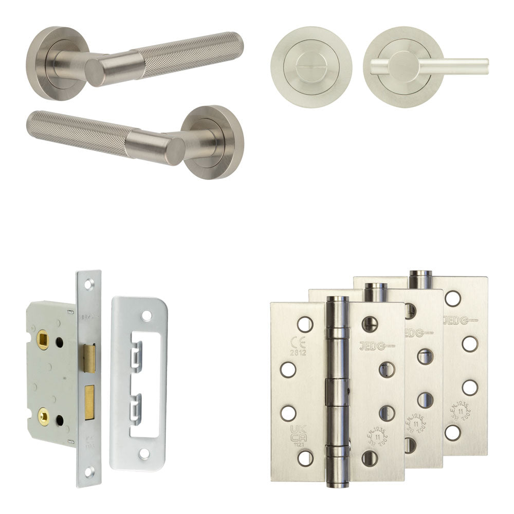 Bari Bathroom Lock Pack – Plain Thumb Turn