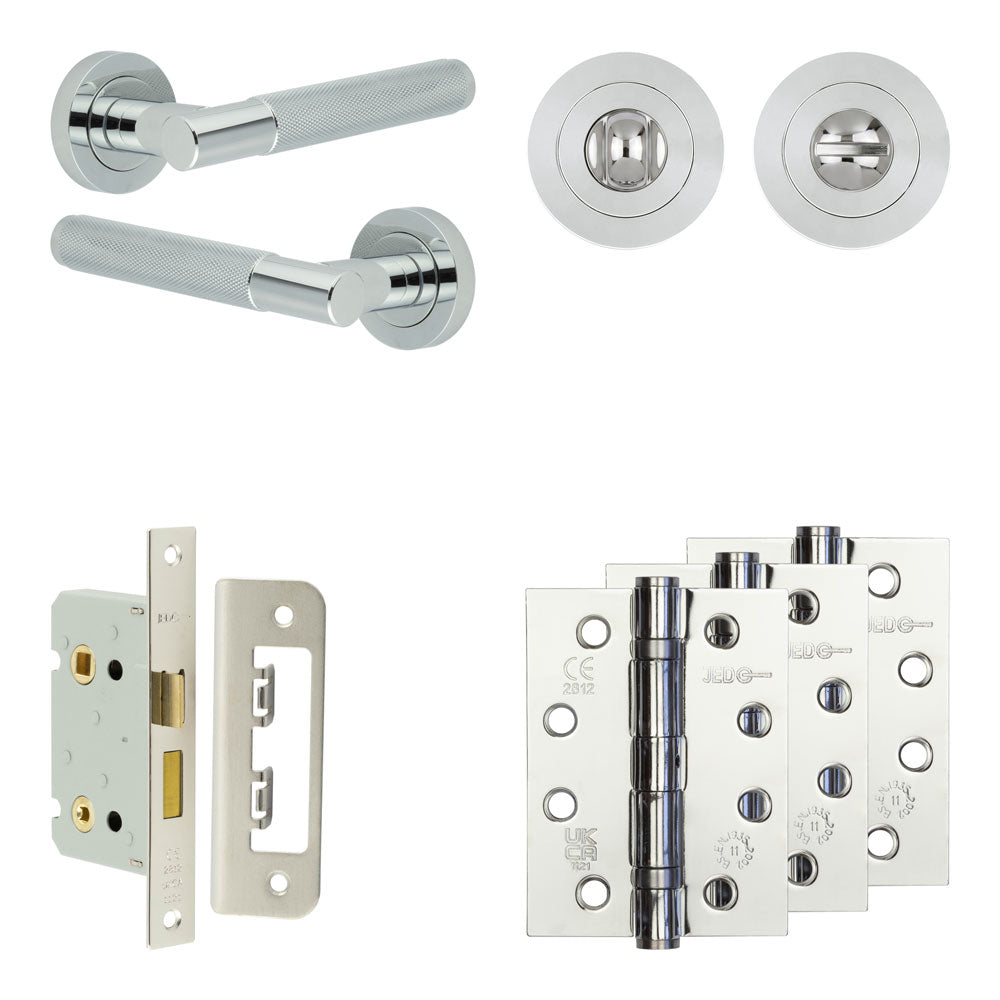 Bari Bathroom Lock Pack – Standard Thumb Turn
