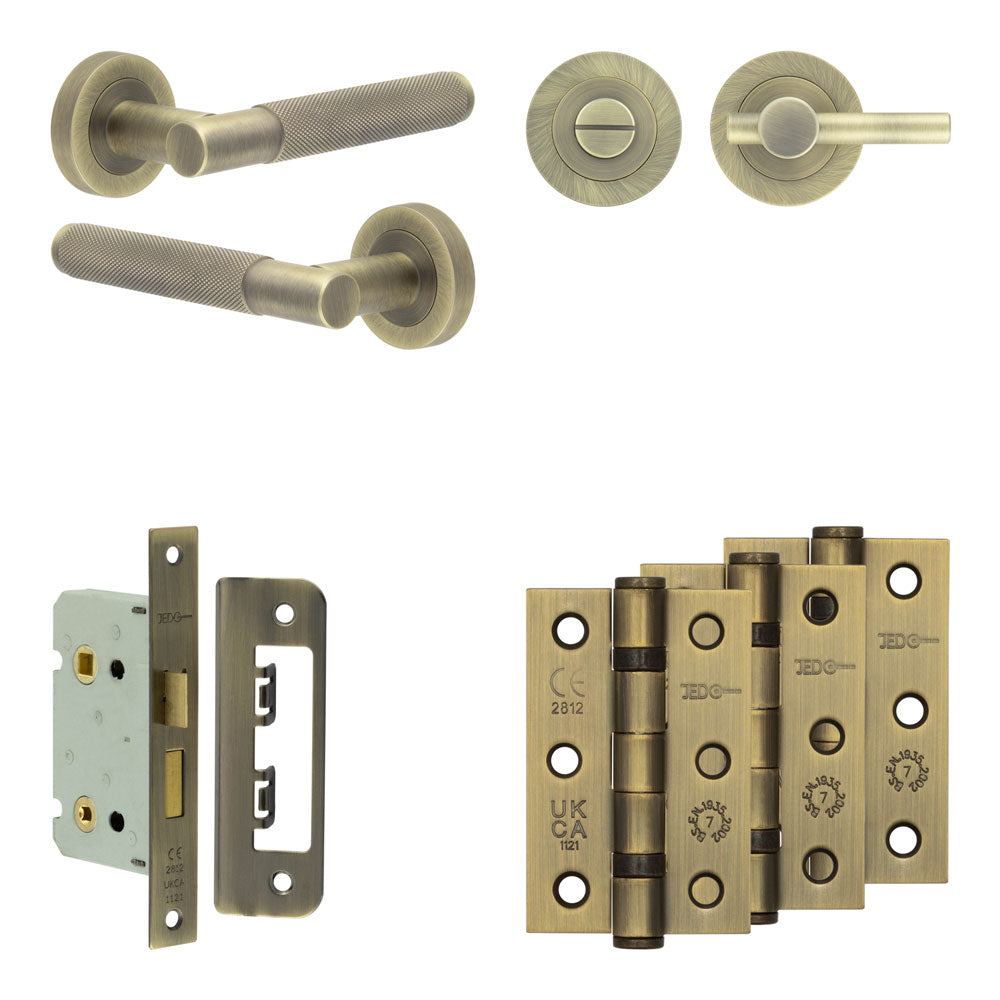 Bari Bathroom Lock Pack – Plain Thumb Turn