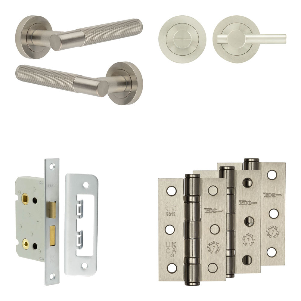 Bari Bathroom Lock Pack – Plain Thumb Turn