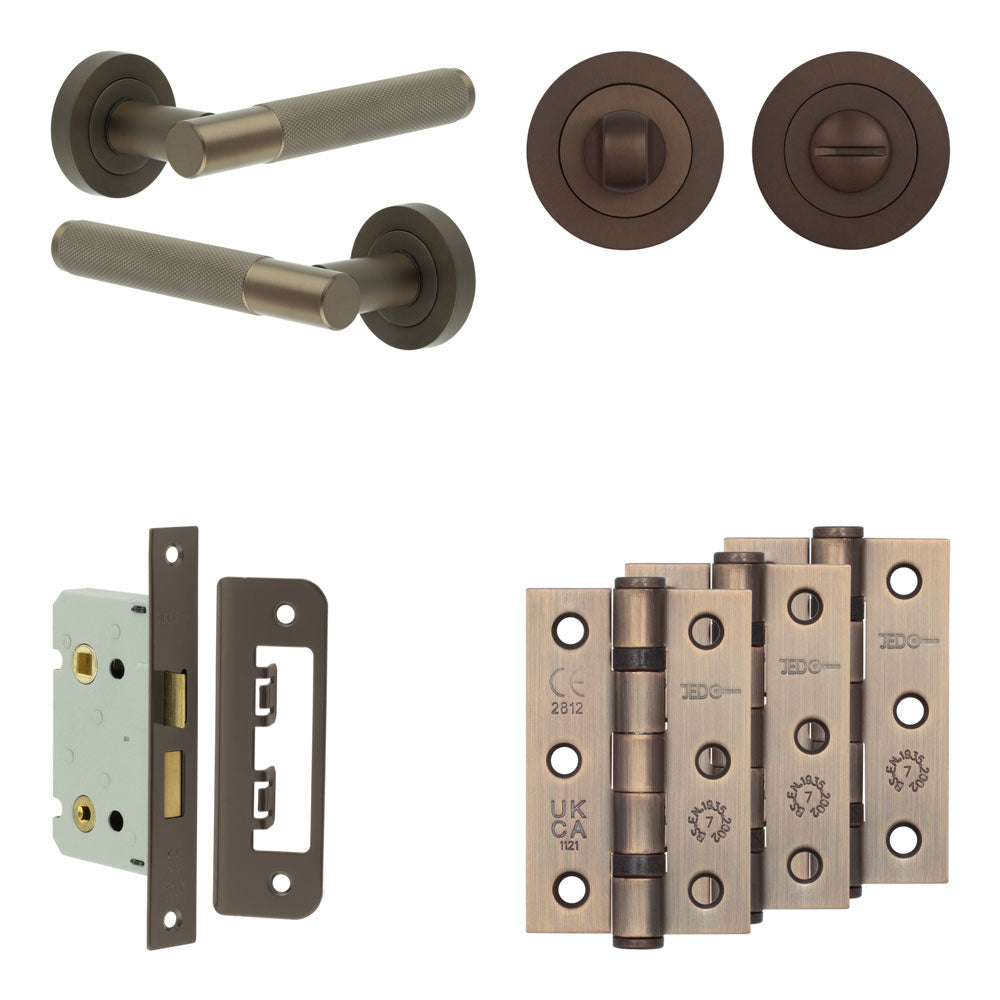 Bari Bathroom Lock Pack – Standard Thumb Turn