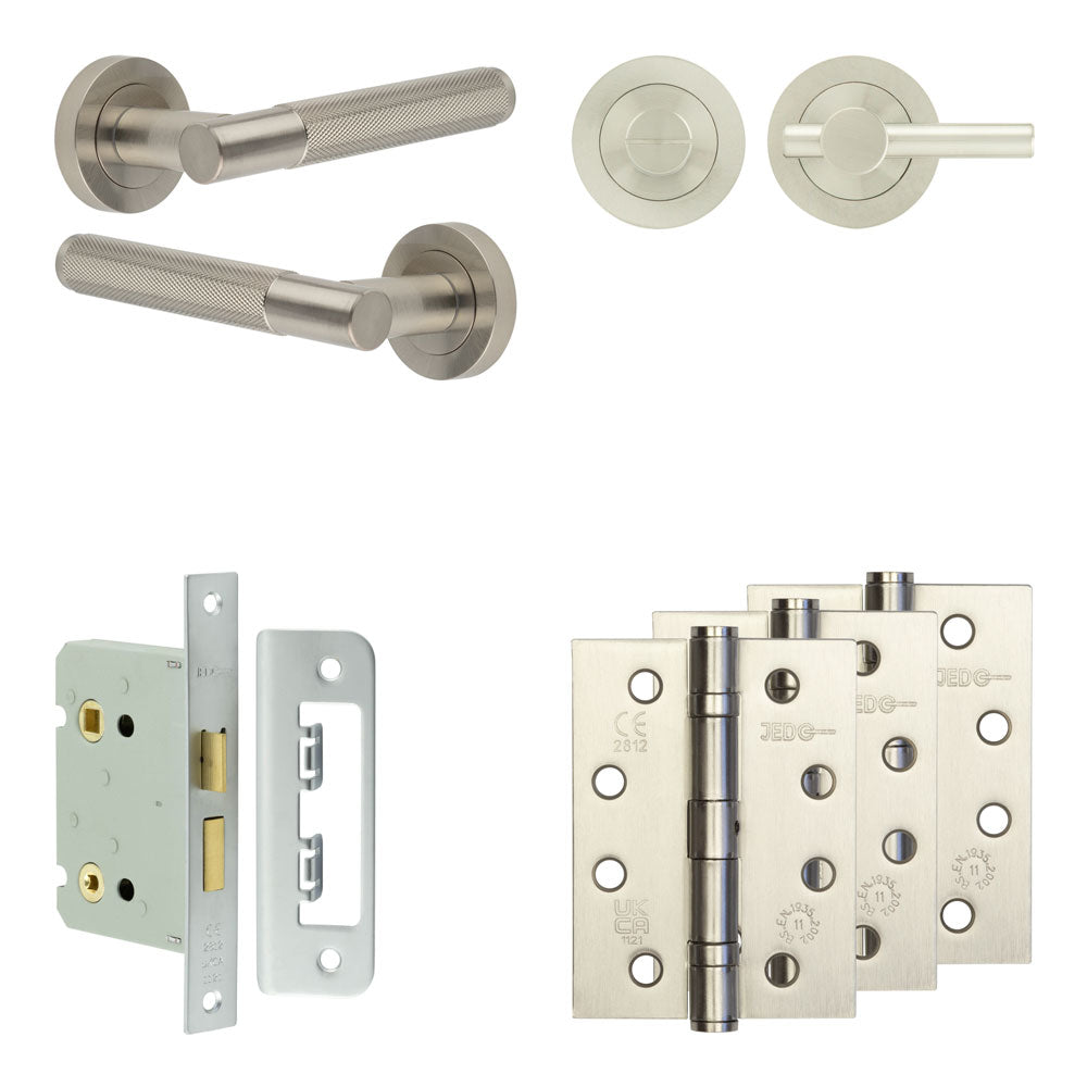 Bari Bathroom Lock Pack – Plain Thumb Turn