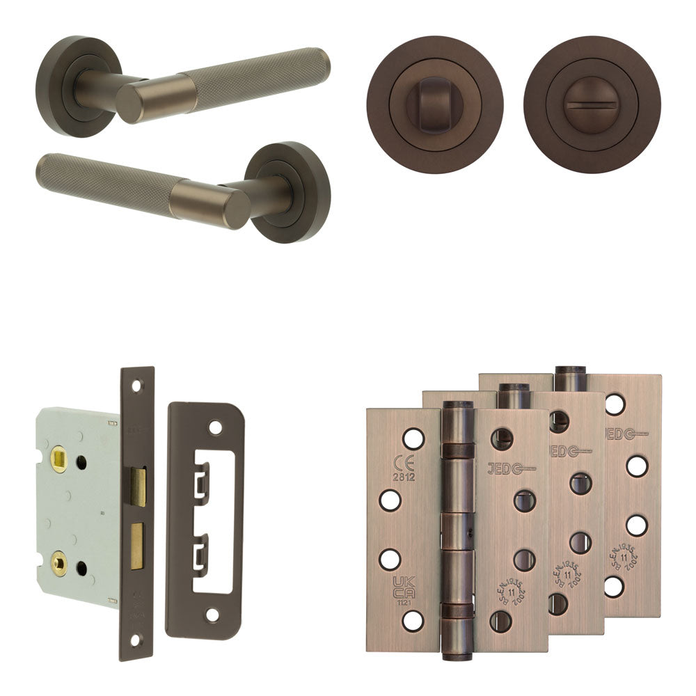 Bari Bathroom Lock Pack – Standard Thumb Turn