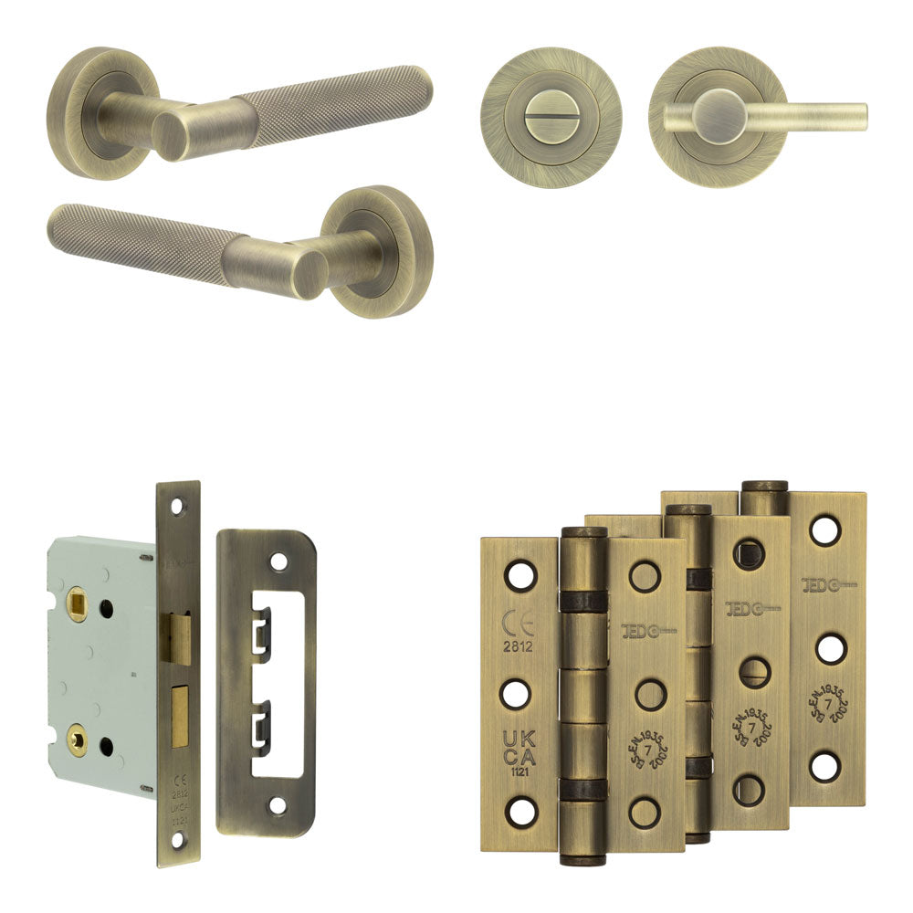 Bari Bathroom Lock Pack – Plain Thumb Turn