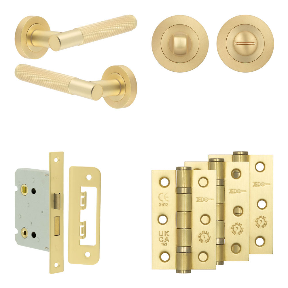 Bari Bathroom Lock Pack – Standard Thumb Turn