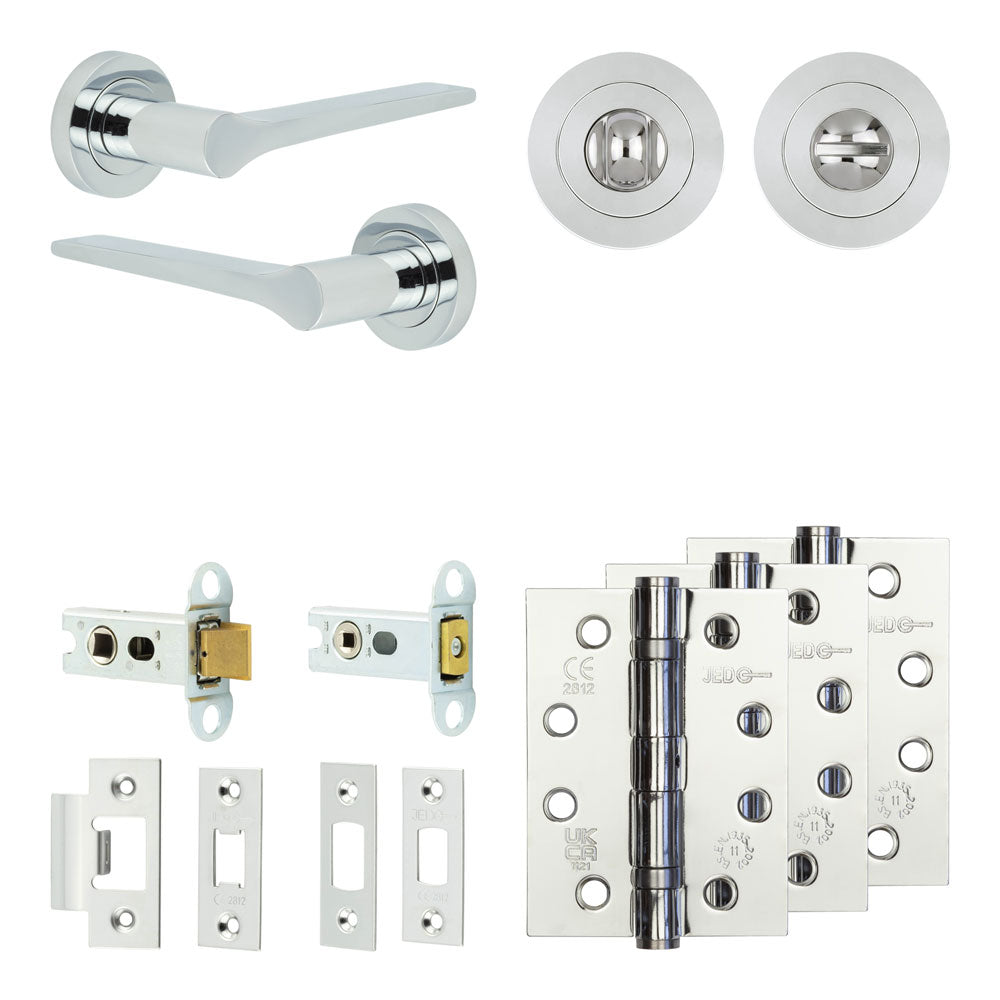 Gio Tubular Bathroom Pack – Standard Thumb Turn