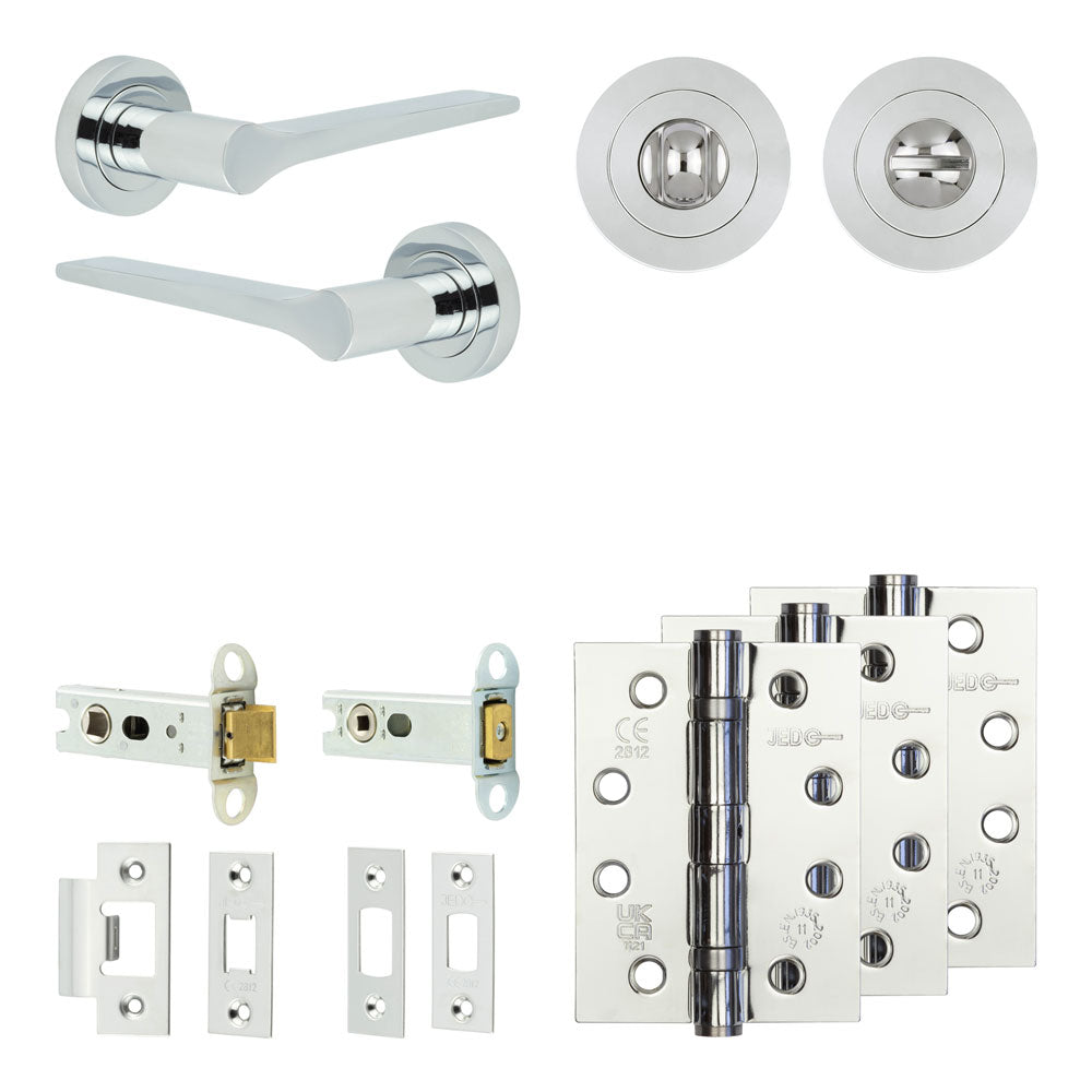 Gio Tubular Bathroom Pack – Standard Thumb Turn