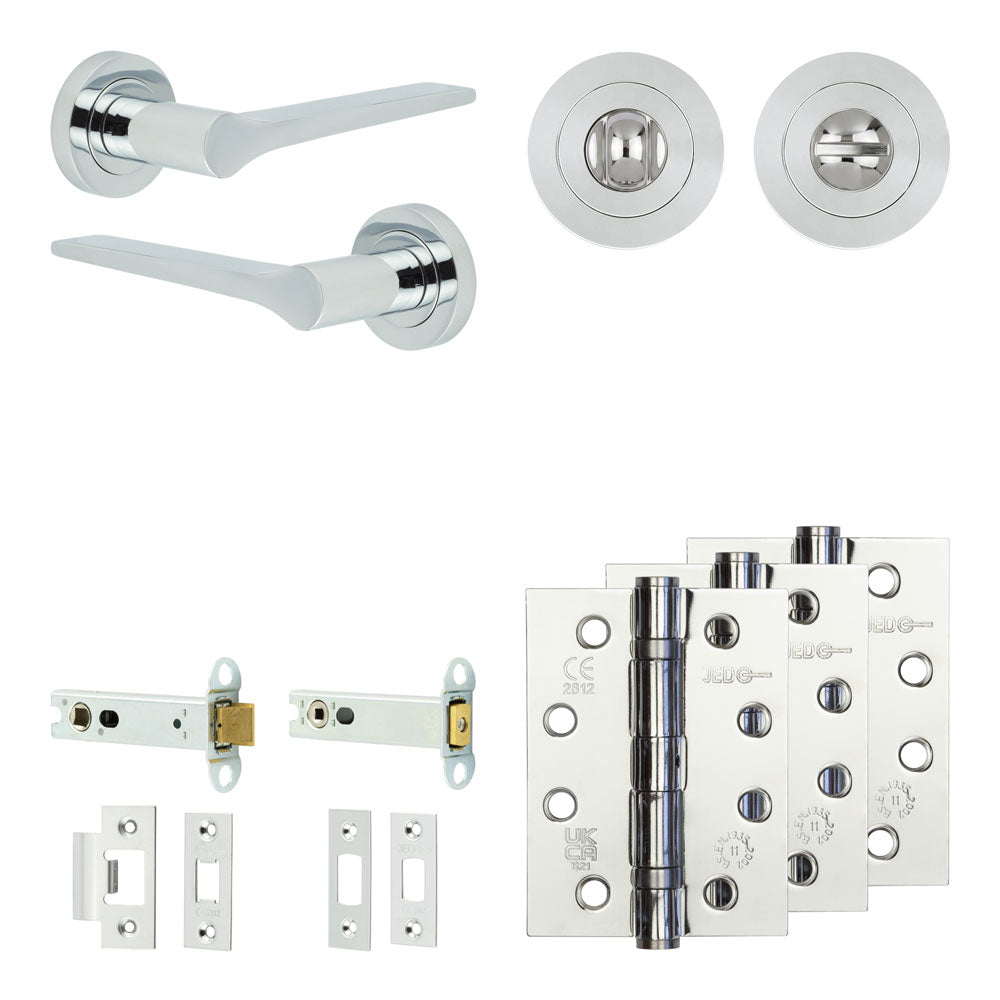 Gio Tubular Bathroom Pack – Standard Thumb Turn