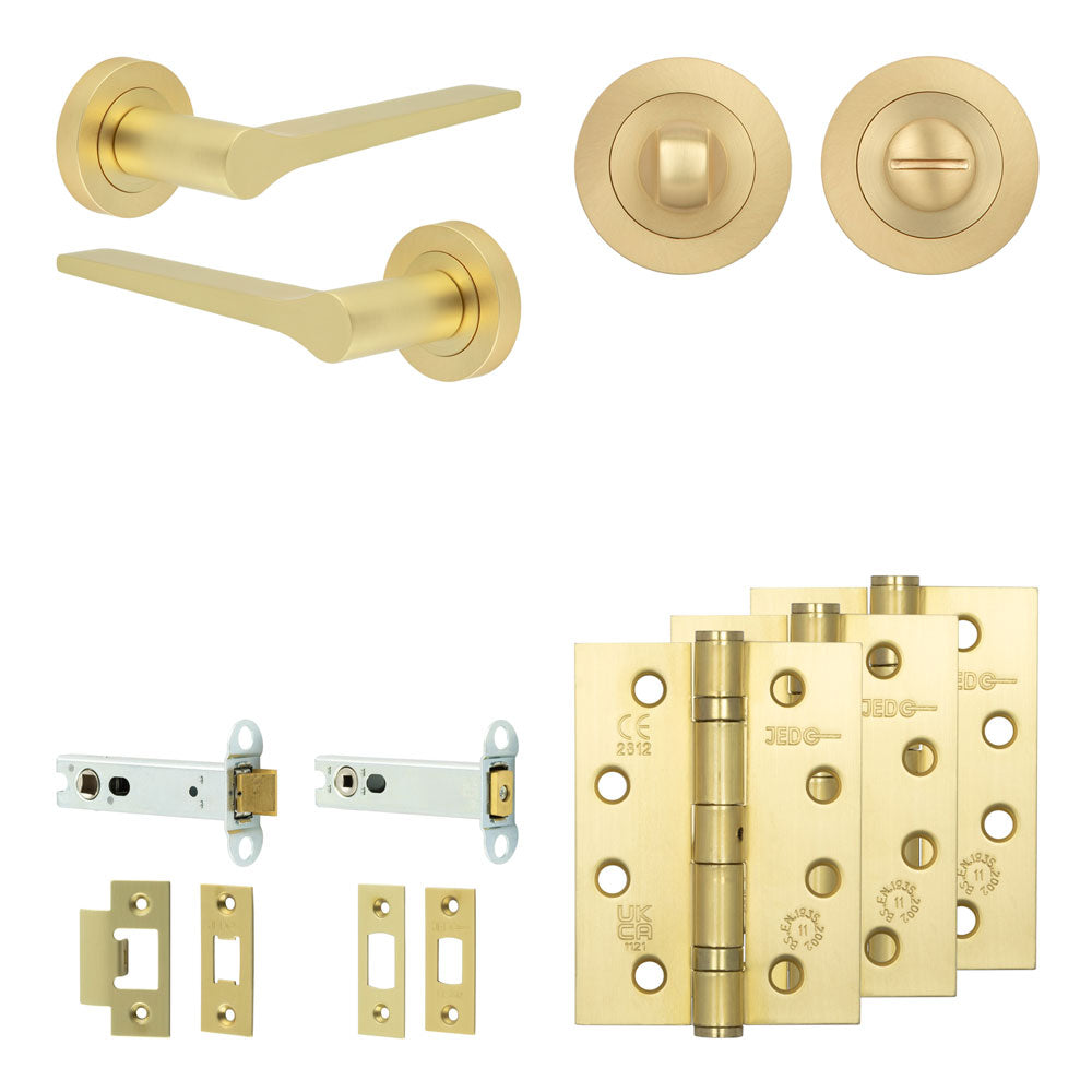 Gio Tubular Bathroom Pack – Standard Thumb Turn