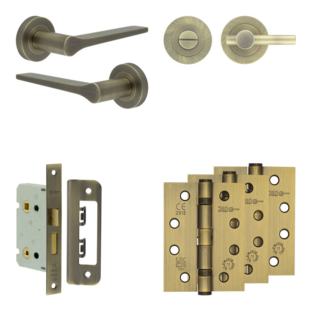 Gio Bathroom Lock Pack – Plain Thumb Turn